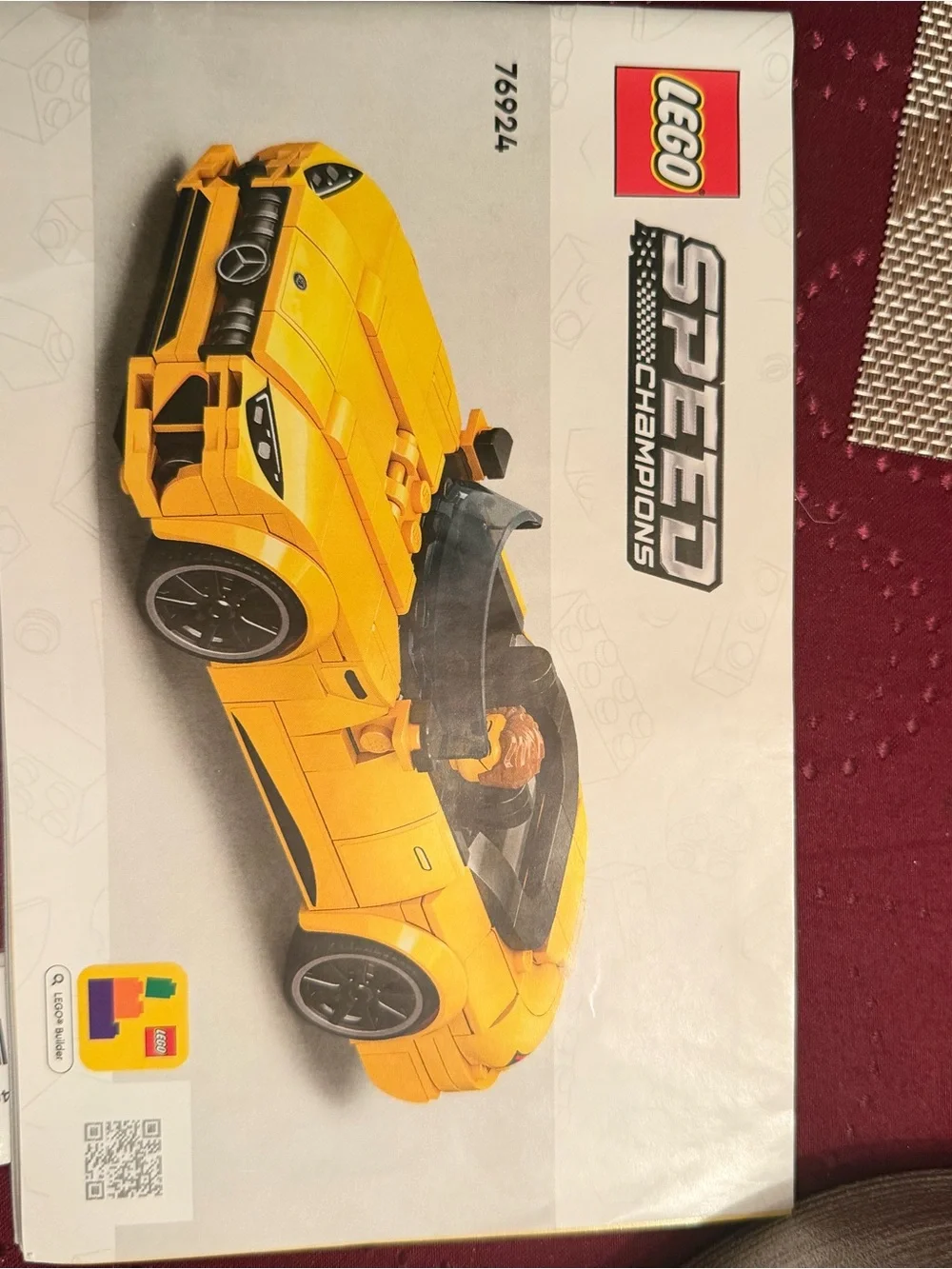 Lego Yellow Mercedes Convertible ONLY